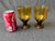 Brown Vintage Mid-Century Modern Amber Brown Glass Denby Avanti Goblets a Pair For Sale - Image 8 of 9