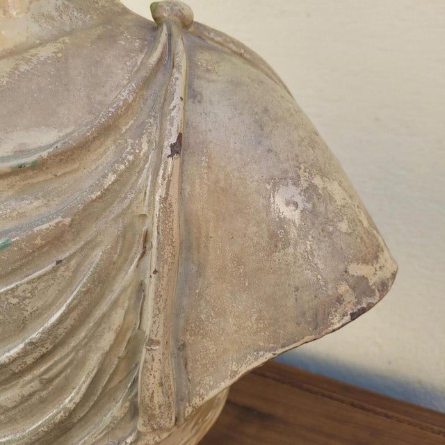 Italian School, Socrates Bust, 1800s, Terracotta For Sale - Image 16 of 18