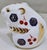 Charming Royal Crown Derby “Harvest Mouse” paperweight in fine English bone china, decorated in the classic Imari-inspired...