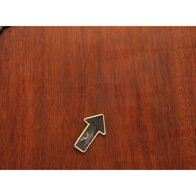 Henkel Harris Chippendale Style Mahogany Tilt Top Pie Crust Table For Sale - Image 12 of 12