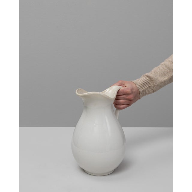 Traditional 20th Century Belgian Ceramic Pitcher For Sale - Image 3 of 18