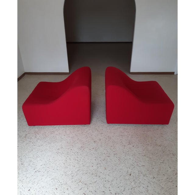 Steiner, the chromatic model by kwok hoï chan - unique pieces. pair of designer lounge chairs: both are mounted on a...