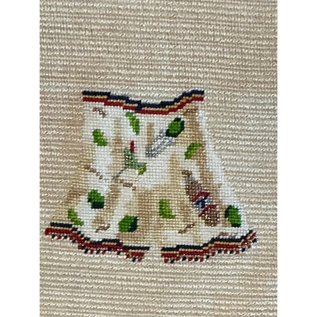 Vintage Original Needlepoint Swimsuit - Set of 2 For Sale - Image 10 of 12