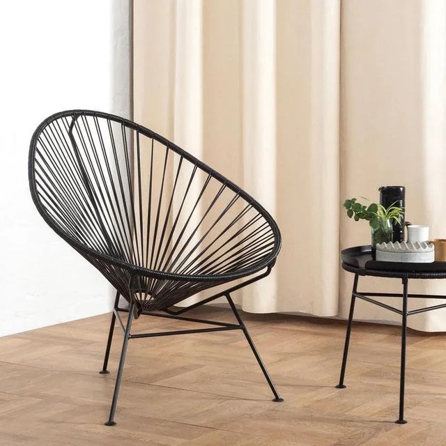 White Acapulco Chair by OK Design For Sale - Image 6 of 7