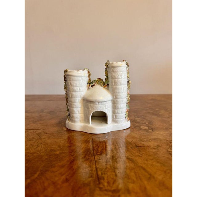 Antique Staffordshire Flat Back Castle, 1890 For Sale - Image 4 of 6