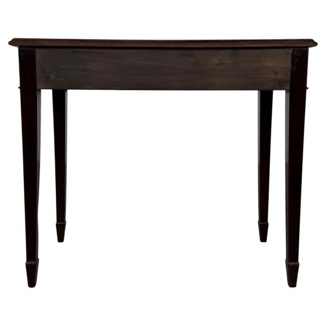 Brown 19th Century English Georgian Mahogany Writing Table For Sale - Image 8 of 12