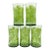 Vintage Green Fern Botanical Highball Glasses – Mid-Century Modern / Tropical - Set of 5 For Sale