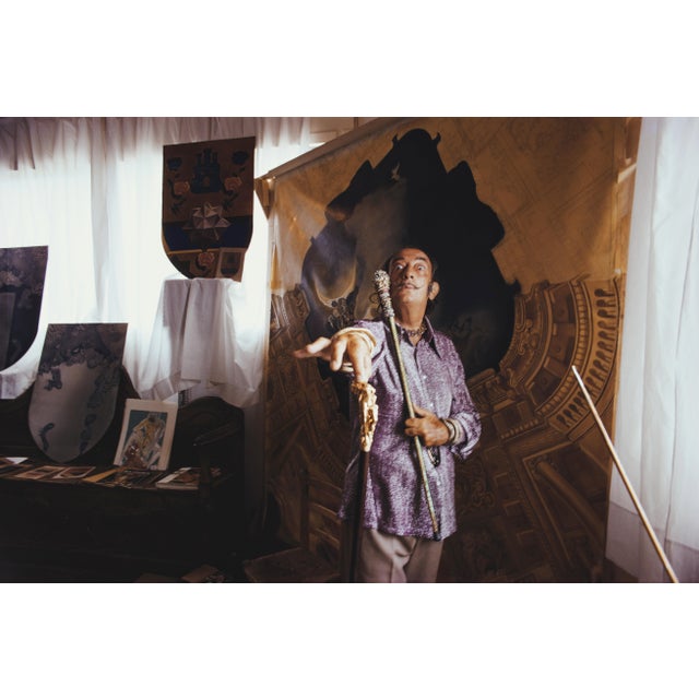 "Take It Salvador Dali" by Slim Aarons 30x40 C-Print For Sale