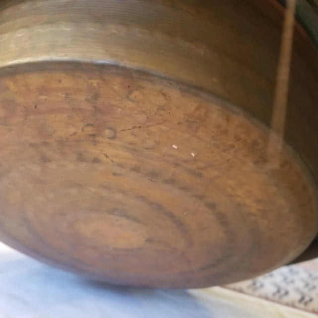 1910s Antique 1910s Asian Brass Hibachi For Sale - Image 5 of 5