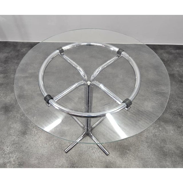 Mid-Century Modern Dining Chairs with Table, Italy, 1970s, Set of 5 For Sale - Image 16 of 18