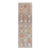 Modern Runner by Keivan Woven Arts Sub-Geometric Diamond Design in Multicolor 2'9 X 9'8 For Sale