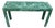 Exceptional Late 20th Century Vintage Hollywood Regency Faux Malachite Parsons Sofa Table For Sale
