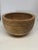 American Cherry Turned Bowl With Nail Signed For Sale - Image 3 of 5