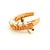 Metal Antique Victorian 15k Gold Pearl Crescent Moon Brooch For Sale - Image 7 of 15