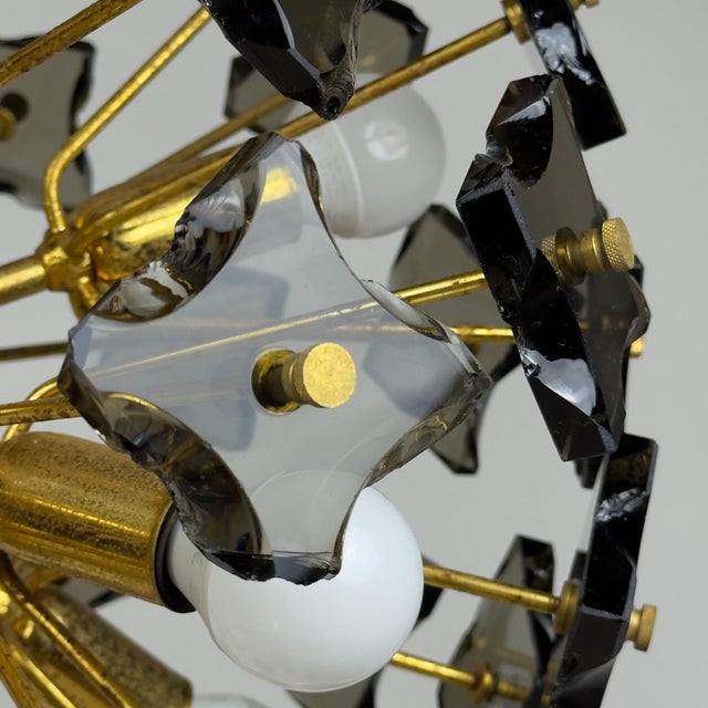 Mid-Century Sputnik Chandelier from Fontana Arte, Italy 1970s For Sale - Image 17 of 18