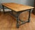 Gold English Farmhouse Dining Table For Sale - Image 8 of 12