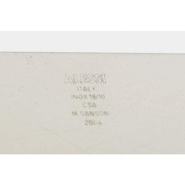 Vintage Signed Alessi Italian Stainless Steel Picture Frame Cactus Pattern, Italy For Sale - Image 10 of 10