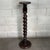 Vintage Italian Wood Torchon Pedestal Column, 1960s For Sale - Image 11 of 11