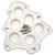 White Spode “Christmas Tree” Three-Piece Hostess Collection With Two-Tier Server and Tea Light Holder For Sale - Image 8 of 14