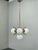 Art Deco Nickel and Glass Pendant Light, 1930s For Sale - Image 3 of 15