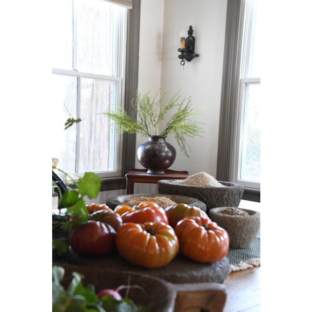 Antique Carved Stone Footed Riser For Sale - Image 4 of 4