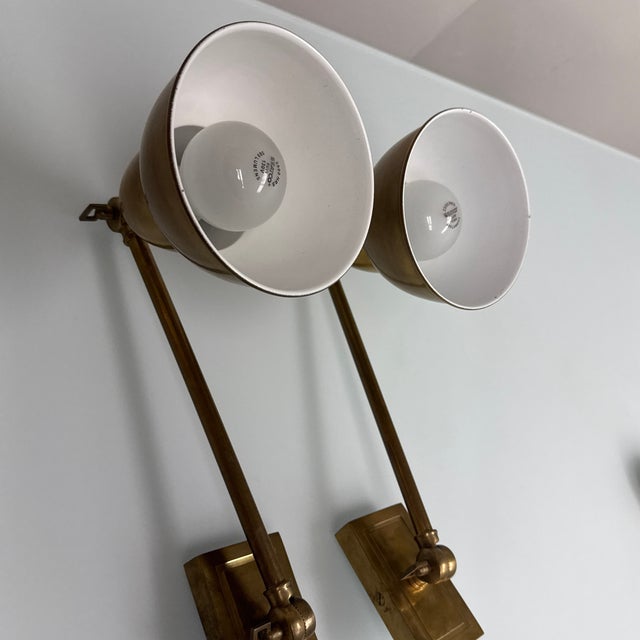 Visual Comfort French Library Single Arm Wall Lamps, Pair For Sale - Image 11 of 12
