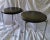 Mid 20th Century Vintage Bauhaus Vinyl/Chrome Stacking Cushioned Stools - a Pair For Sale - Image 4 of 12
