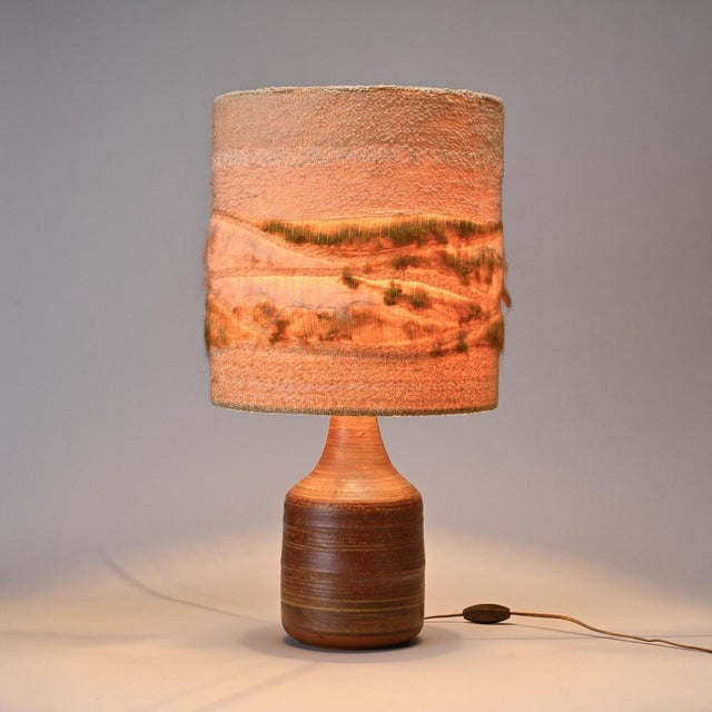 Ceramic Lamp by Jacques Pouchain for Atelier Dieulefit, 1960s For Sale - Image 4 of 12