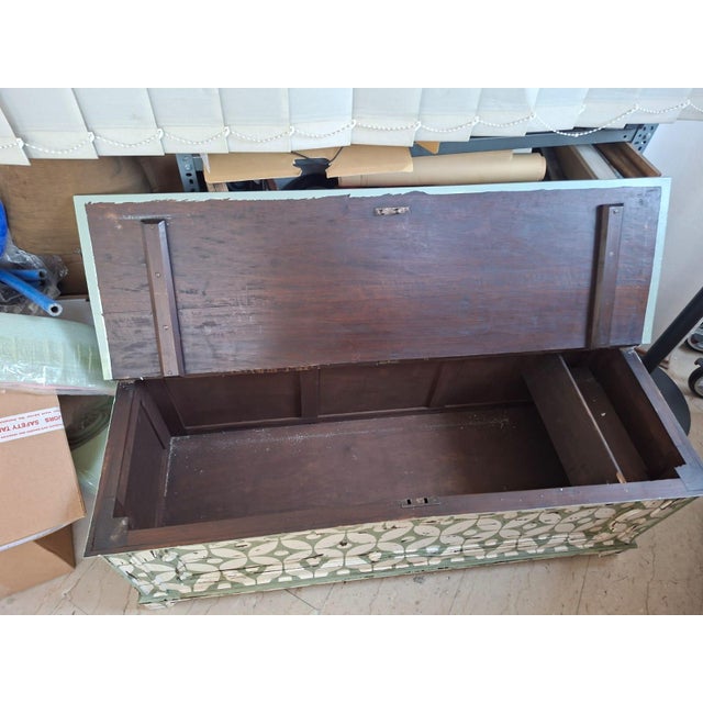 Vintage Andalusian Wooden Chest, 1960 For Sale - Image 12 of 17
