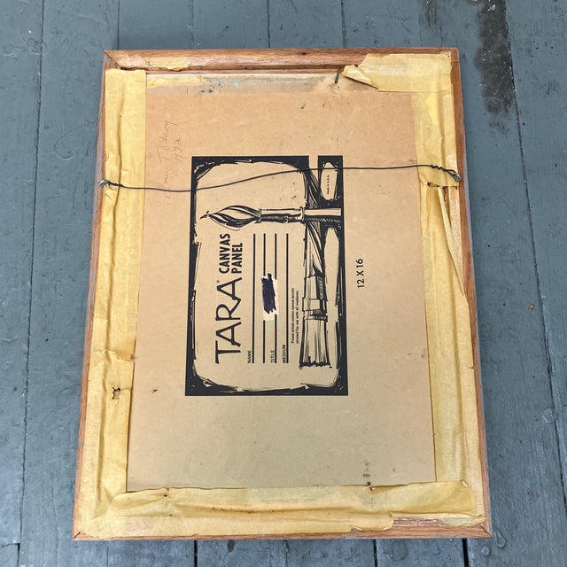 1970s 1970’s Original Rustic Lilly of the Valley Painting For Sale - Image 5 of 5