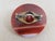 Victorian Vintage Round Banded Scottish Agate Brooch With Agate Crossbar For Sale - Image 3 of 9