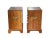 1990s Stickley Mahogany Georgian Chippendale 3-Drawer Chests, a Pair, Vintage 1990s, Nightstands For Sale - Image 5 of 12