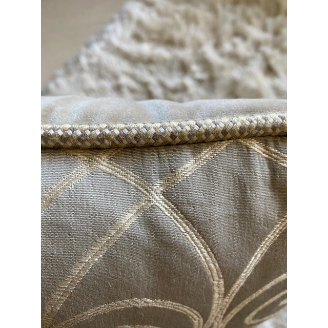 Baker Fabric Custom Lumbar Pillows - a Pair For Sale In Los Angeles - Image 6 of 11