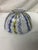 1920s Vintage Blue and Green Latticino Bowl For Sale - Image 5 of 5