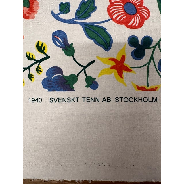 Svenskt Tenn Mille Fleurs Fabric - 5' Piece For Sale - Image 4 of 4