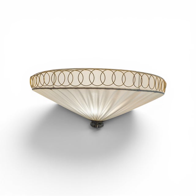 Mid-Century Model K5-27 Flush Mount by Paavo Tynell for Idman Oy, 1950s For Sale - Image 14 of 18