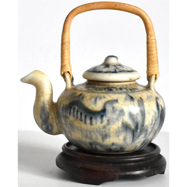 Early 20th Century Ming Hoi an Hoard Style Teapot For Sale - Image 10 of 10
