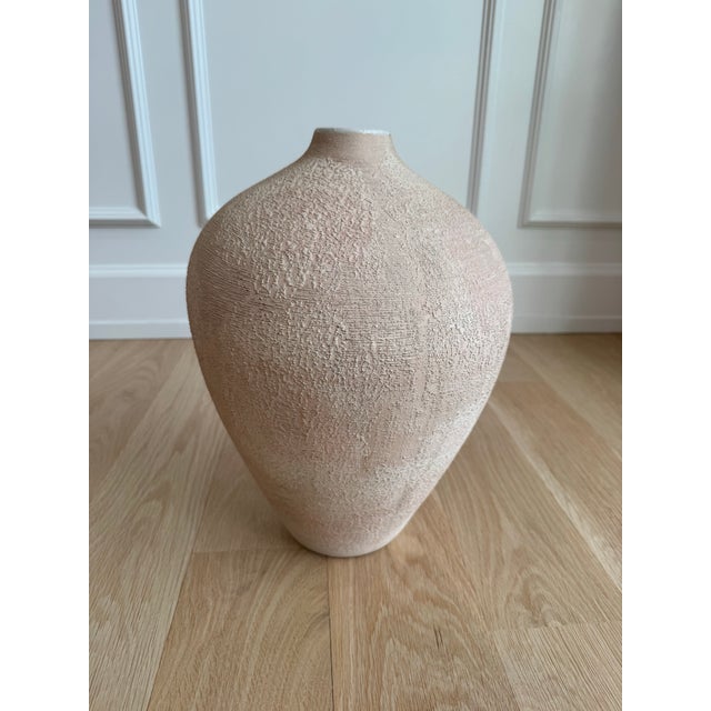 Ceramic Vintage Haeger Organic Modern Textured Ceramic Vase | American Studio Pottery For Sale - Image 7 of 10