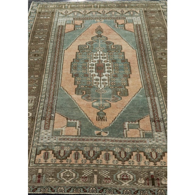 Turkish Vintage Rug 3'8" x 5'9" #20719 Explore a curated collection of hallway runners, wool rugs, and handmade...