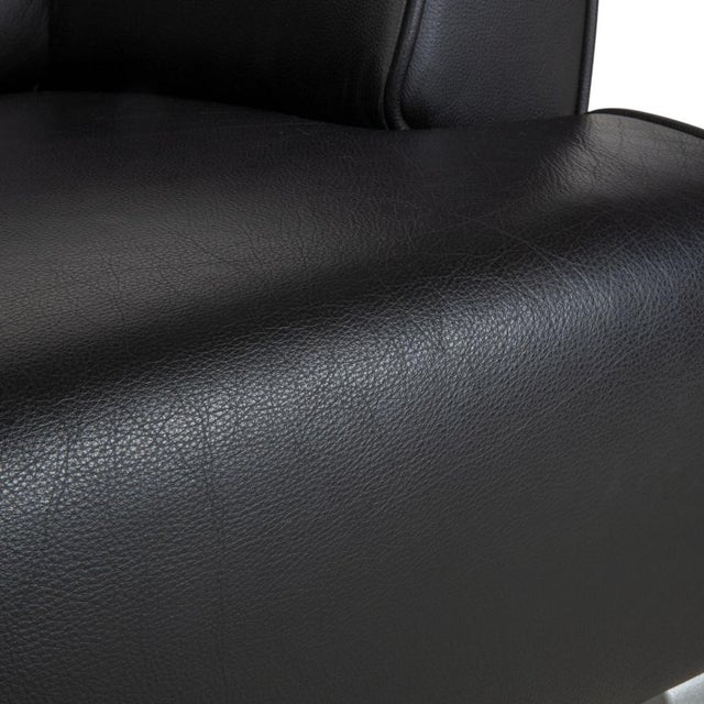 Leather Chairs with Aluminum Legs from Rolf Benz, Set of 2 For Sale - Image 5 of 13