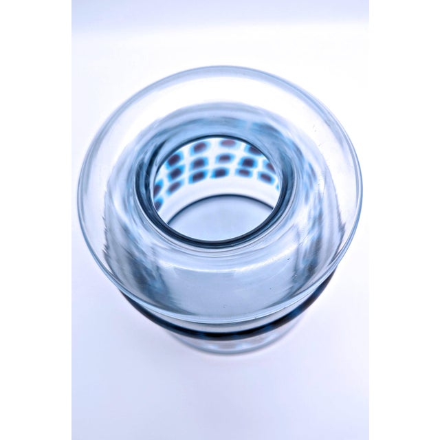Mid-Century Modern Mid-Century Modern Murano Murrine Glass Vase by Antonio Da Ros for Cenedese, 1960s For Sale - Image 3 of 5