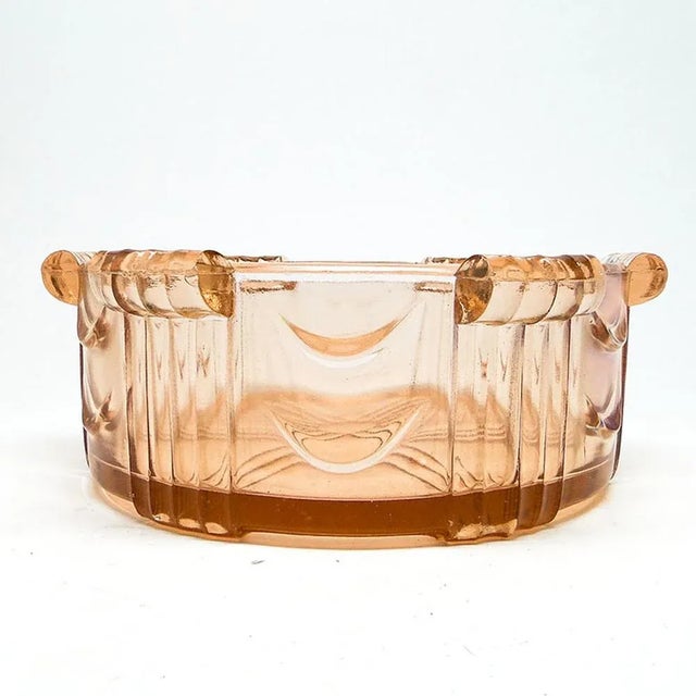 Glass Art Nouveau German Bowl from Stoelzle, 1930s For Sale - Image 7 of 8