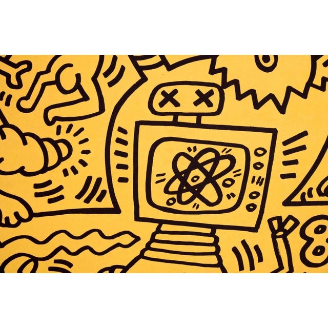 Keith Haring Keith Haring Signed Champions: Contemporary Art Center of Cleveland Lithographic For Sale - Image 4 of 8