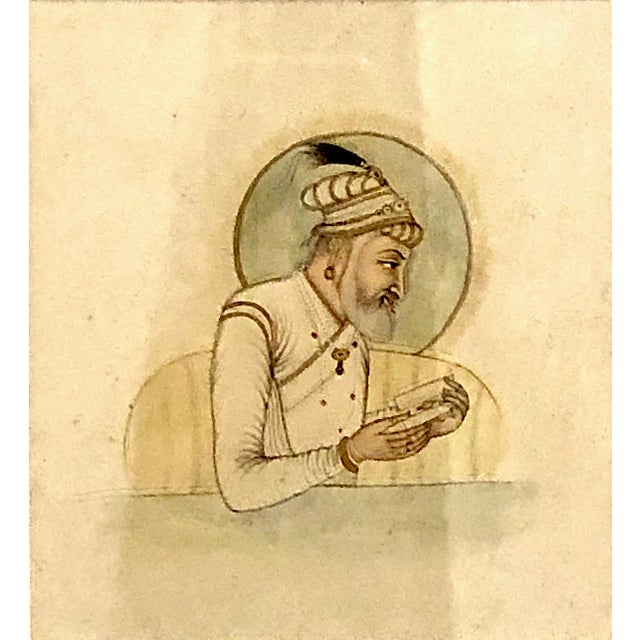 Set of Five Antique Indian Figurative Paintings For Sale - Image 15 of 16