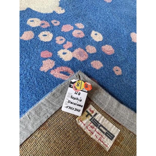 Sophie Rug in Hand-Tufted Wool from Tisca, France, 1990s For Sale - Image 4 of 10