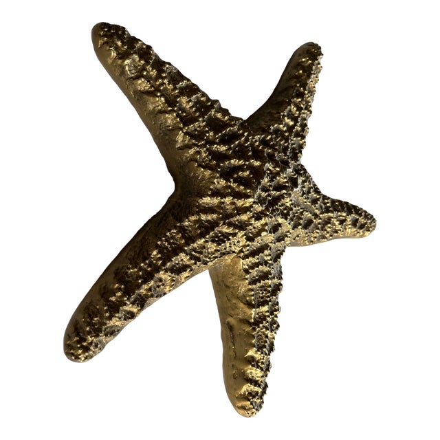 1970s Palm Regency Brass Starfish For Sale