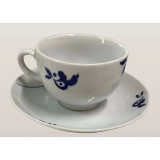 1980s Vintage Czech Bohemia Glazed Porcelain Tea Set, Czechoslovakia, 1980s, Set of 26 For Sale - Image 5 of 6