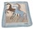 Contemporary Stylized Horses Silk Scarf by Paco Rabanne For Sale