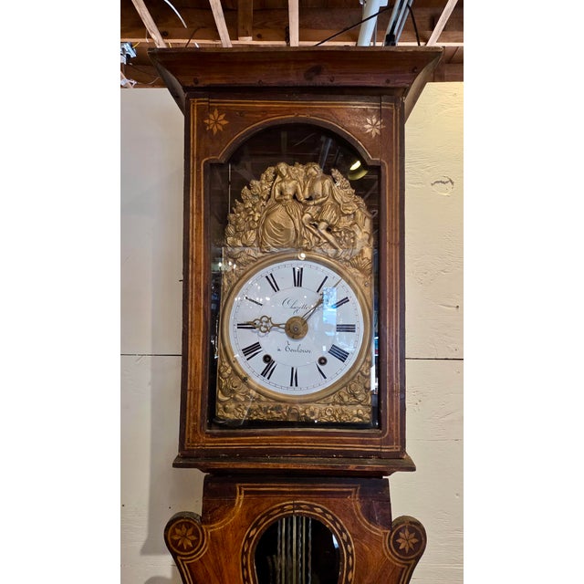 French 19th Century "Banjo Clock" For Sale - Image 4 of 7