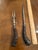 Victorian Vintage Stag Sheffield Carving Fork and Knife Sharpener For Sale - Image 3 of 5